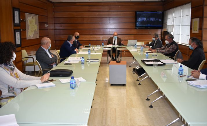 El Consejo Agrario de CyL reunido este martes. /Jta.