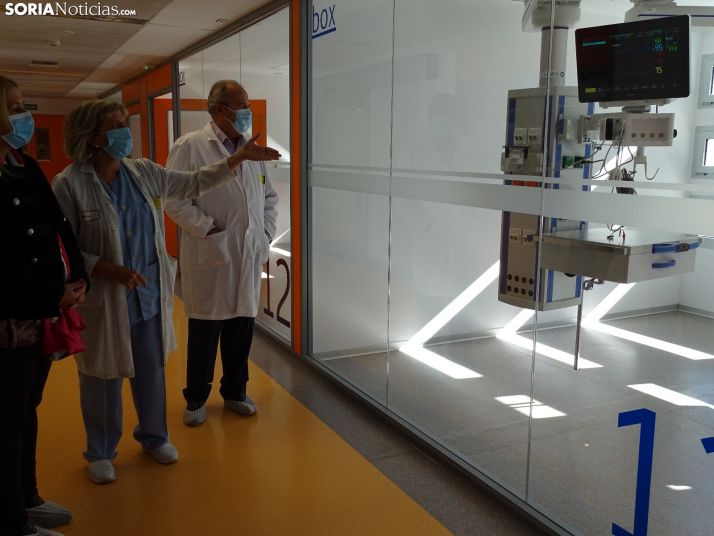 Coronavirus: Así es la ‘nueva’ UCI de Soria, ampliada con 4 camas más