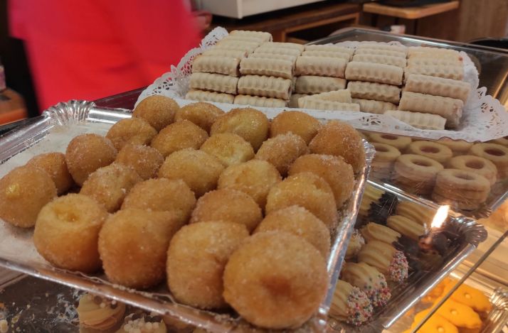 Dulces de Todos los Santos en un establecimiento de ASEC. /FOES