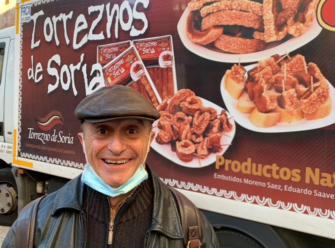 Pepe Viyuela, otro que cae rendido ante los encantos del Torrezno de Soria