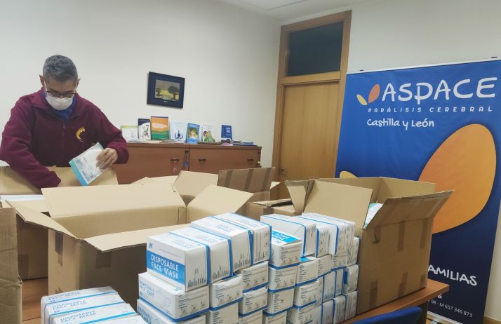 Aspace Soria recibirá un nuevo envío de mascarillas de la federación de CyL