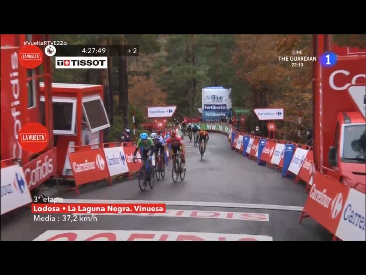 Vuelta a España: Dan Martin gana en Soria en la inédita subida a la Laguna Negra