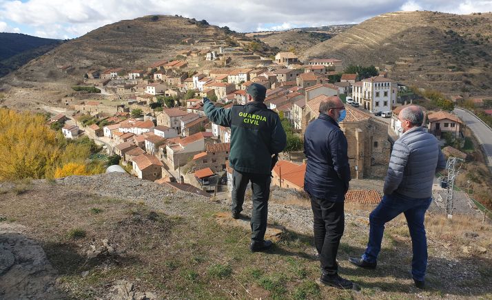 El alcalde de Magaña valora muy positivamente la labor de la Guardia Civil por la seguridad de sus vecinos