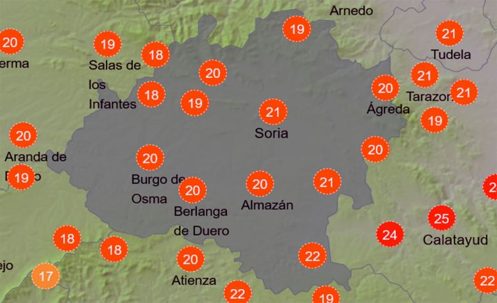 El tiempo en Soria: Siguen subiendo los termómetros