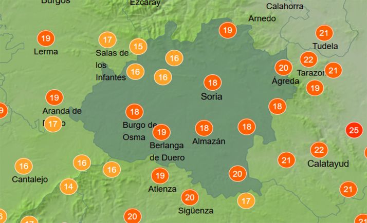 El tiempo en Soria: Notable subida en los termómetros
