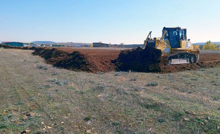 Arrancan las labores previas para la plataforma de estacionamiento de aeronaves en el ATI