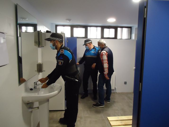 Almazán completa las dependencias de la Policía Local con nuevos vestuarios 