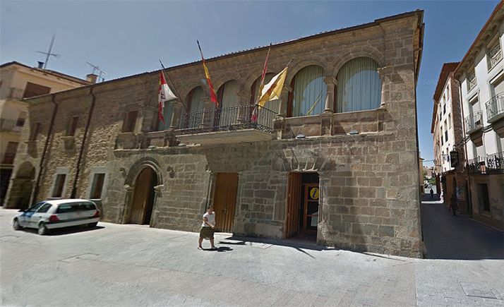 Imagen de la sede consistorial de Ágreda. /GM