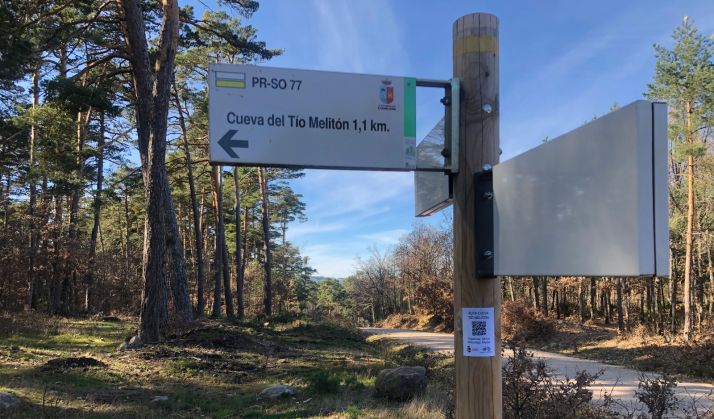 Covaleda moderniza sus senderos locales con códigos QR