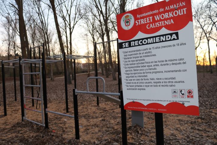La calistenia, nueva oferta deportiva en Almazán