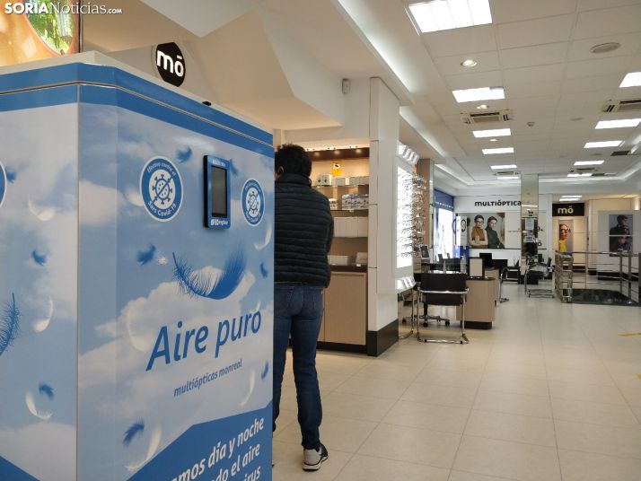 Multiópticas Monreal instala un innovador sistema para garantizar la seguridad anti Covid