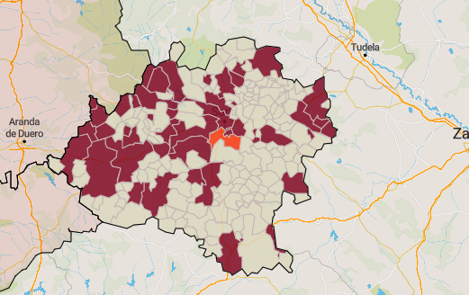 Coronavirus en Soria: la incidencia acumulada de Ólvega es de las más altas de España