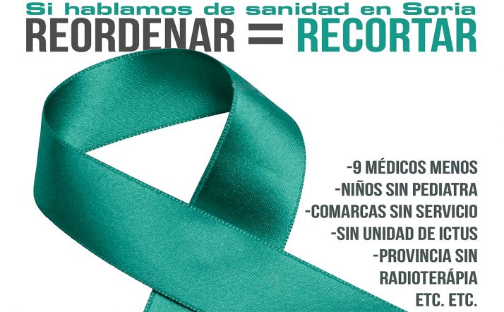 La plataforma propone lazos verdes por una sanidad digna en Soria