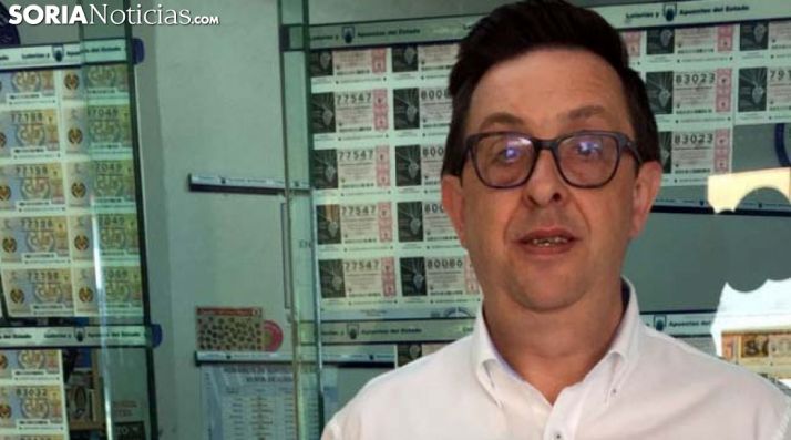 José Lamberto Menés, titular de la Administración de Ólvega. /SN