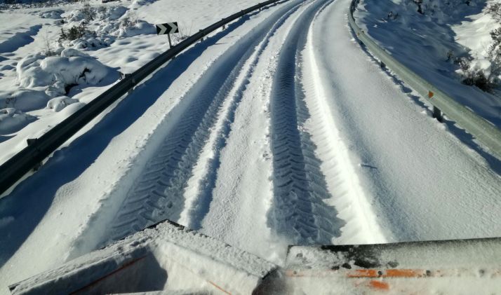 La campaña de viabilidad provincial cuenta con 330 toneladas de fundentes para 2.100 kilómetros de calzadas