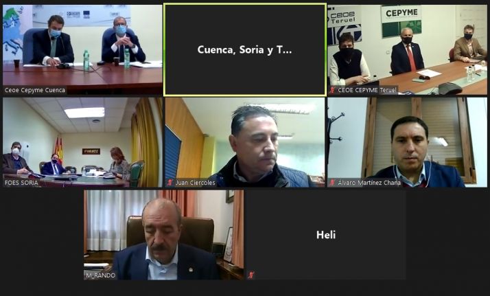 Las CEOEs de Soria, Cuenca y Teruel proponen un proyecto de transformación digital de las tres provincias al Fondo de Reconstrucción
