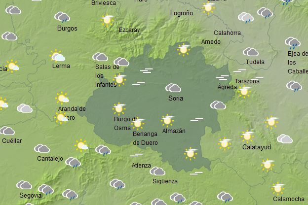 El tiempo en Soria para este fin de semana