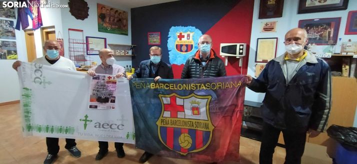 La Peña Barcelonista Soriana dona 1.200€ contra el cáncer