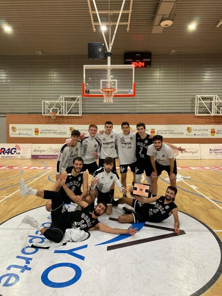Enorme victoria del Baloncesto Soria ante el CF. La Flecha por 62-65 en Valladolid