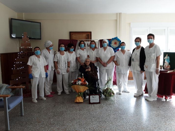 Soria tiene una nueva centenaria. María Jesús Cihuela celebra un siglo de vida