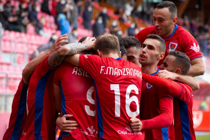 Cumple el Numancia y muerde, por fin, Gabarre en Los Pajaritos