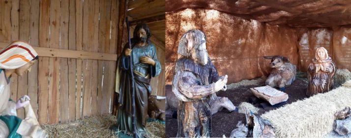 Cambio en el Belén de Soria. Ahora es artesano y tallado con motosierra