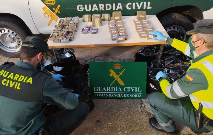 Detenido con 40 kilos de marihuana en Arcos