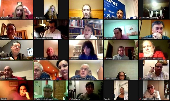 Mañueco aborda con el PP soriano la situación sanitaria de la provincia 