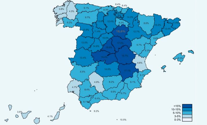 Coronavirus en Soria: Casi dos de cada diez sorianos han contraído la enfermedad