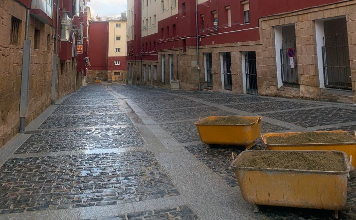 El Ayuntamiento ultima los trabajos de pavimentación de las traseras de San Nicolás