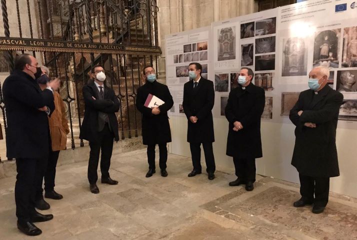 Finaliza la restauración del retablo del Cristo del Milagro de la Catedral de El Burgo de Osma