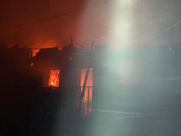 Incendio en una vivienda de Herrera de Soria