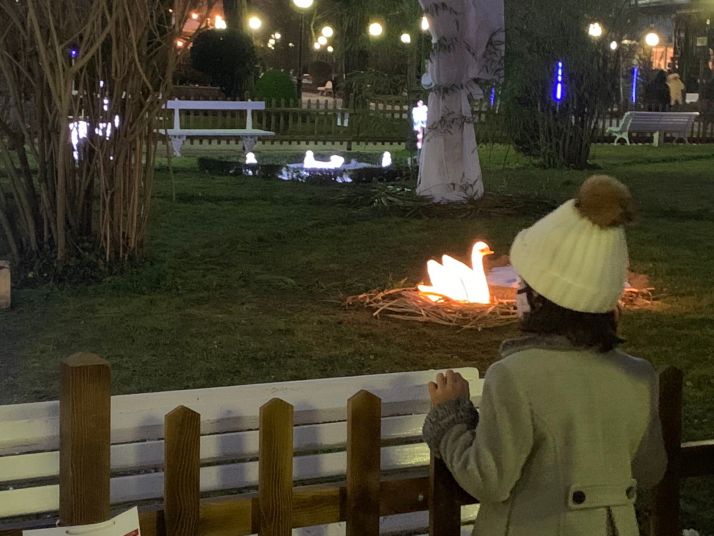 La Alameda de Cervantes se tiñe de tradición navideña