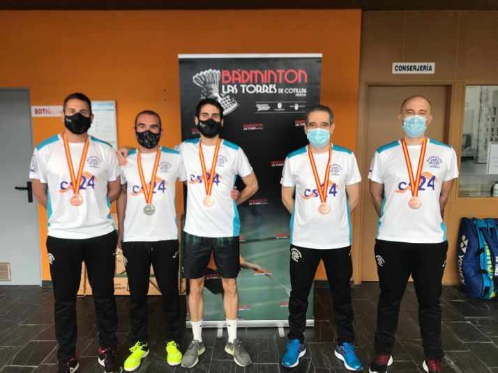 Numerosas medallas del bádminton soriano en el Campeonato de España Senior