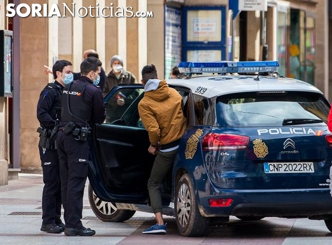 Soria: 4 detenidos y 7 policías con lesiones, tras la intervención en una fiesta en un piso