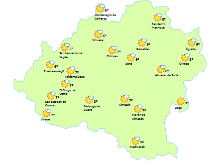 Aumenta la nubosidad por la tarde este domingo