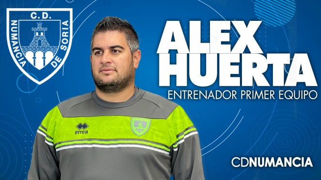 El Numancia encarga a Alex Huerta la tarea de resucitar al primer equipo