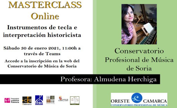 Máster class de música antigua con la profesora Almudena Herchiga el sábado 30