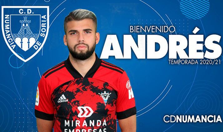 Llega Andrés, primer refuerzo invernal del Numancia