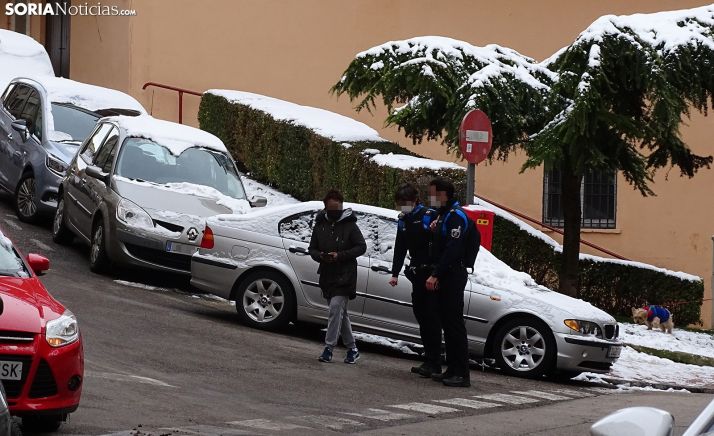 Atropello en la calle Santo Ángel de la Guarda