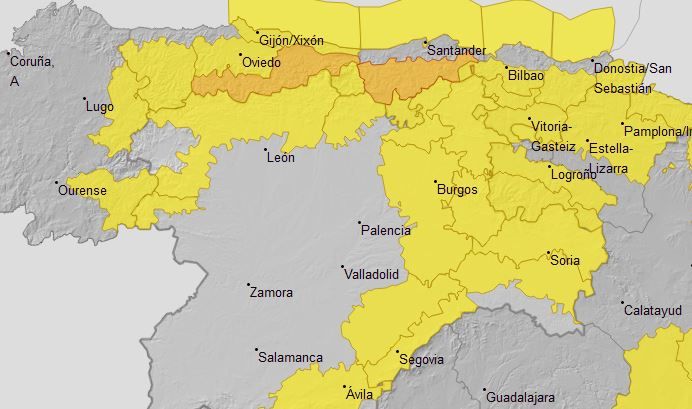 El tiempo hoy: Soria comienza el año con dos alertas por nieve