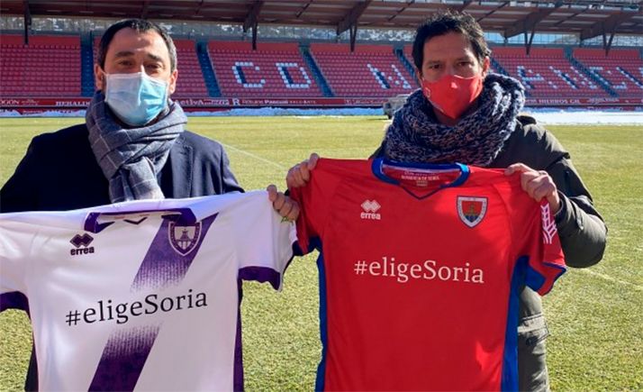 El CD Numancia lucirá #eligeSoria a partir del sábado