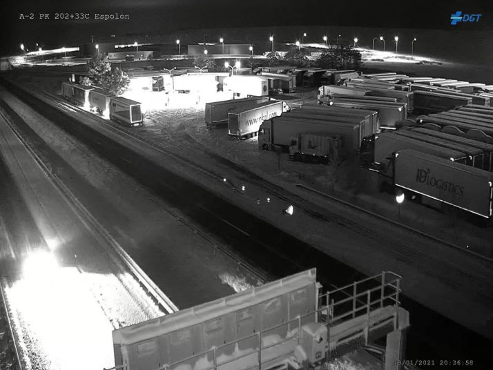 Filomena ha dejado parados a 450 camiones en la provincia de Soria de los que 59 aún continúan embolsados 