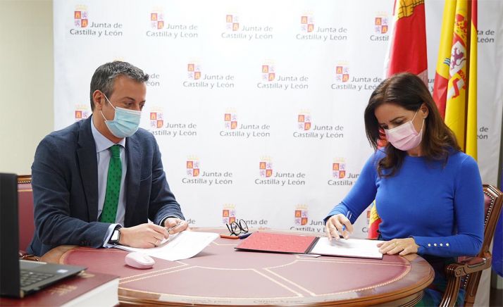 Imagen de la rúbrica del acuerdo. /Jta.