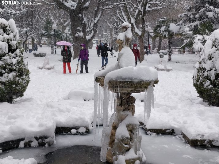 Galería: Un paseo blanco por la ciudad de Soria