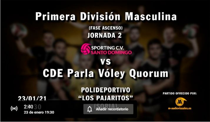 DIRECTO: Moreno Sáez Sporting-Parla Quorum