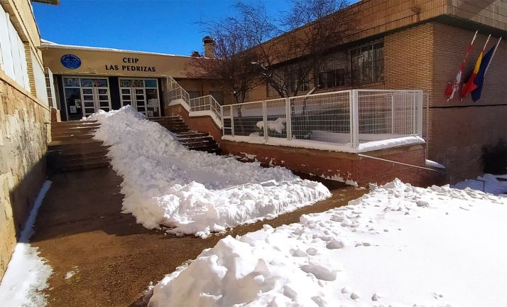 Acceso habilitado en el CEIP Las Pedrizas. 