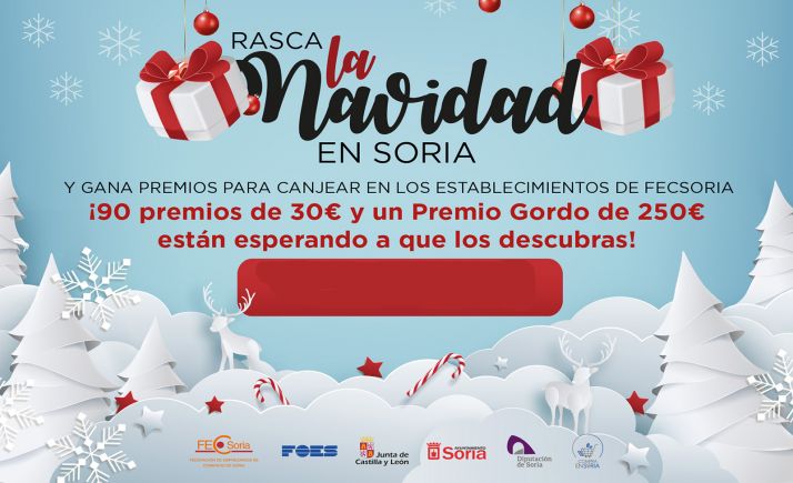  La tienda Pedro Molina canjea el Premio Gordo de 250 euros de los ‘rasca’ de Navidad de FECSoria