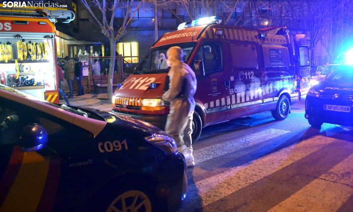 Una imagen del operartivo ayer. /SN