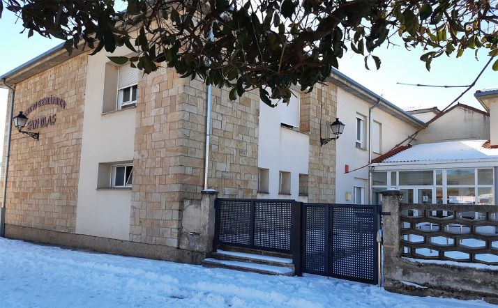 Imagen hoy de la residencia de San Leonardo de Yagüe. /SN